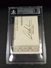 2019 HISTORIC AUTOGRAPHS LIMELIGHT SIGNATURES William Shatner Cut Auto Beckett  picture