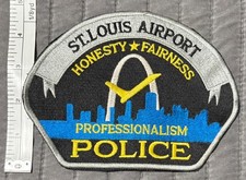 Vtg Obsolete Large Lambert St Louis Missouri MO Airport Police Patch picture