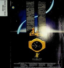 1986 Hublot Wrist Watch Vintage Print Ad 7134 picture