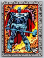 1993 Return of Superman #15 Steel Heart John Henry Irons SkyBox DC Comics Card picture