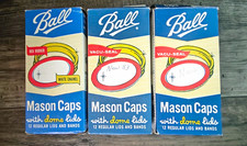 Vintage Ball Mason Caps 3 empty boxes picture