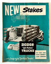 Vintage  1948 International Harvester Trucks Advertising Brochure Sales Ad picture
