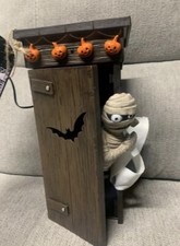 Animated Talking Farting Mummy Outhouse Halloween Motion Activated Spooky Funny picture