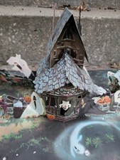 Vintage Ambassador Halloween Haunted House Die Cut Pop Up Large 3D Centerpiece  picture