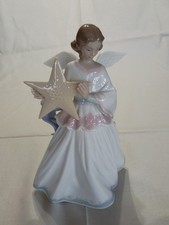 Vintage Lladro Christmas Angel with Star picture