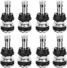 TR416 Valve Stem, 8 Pack Premium Metal Tire Valve Stems for Tubeless Tires, Fits picture