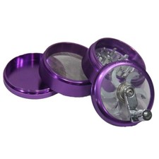 AmericanGrinder®️ 2.5 “(62mm) 4 PCS Crank Handle With Screen And Spoon picture