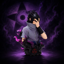 Naruto Anime Sasuke Uchiha Figure PVC Anime Statue Collectible Gift picture