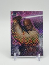 2026 Topps Chrome Star Wars Galaxy Force Energy FE-9 Mace Windu X-Fractor 8/10 picture