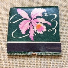 Feature Matchbook Vintage Virginia Driskill Orchid Tea Room Orchid Baltimore MD picture