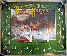 2012 REMINGTON BULLET KNIFE COMPANY 30TH ANNIVERSARY POSTER MK picture