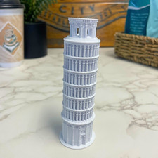 Leaning Tower of Pisa Model Statue,Small Scale Replica Italian Landmark Souvenir picture