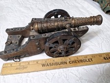 Rare Vintage Artilleria Imperial Carlos I Miniature Cannon Spain- Complete Tools picture