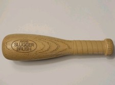VINTAGE AVON SLUGGER BRUSH 7” BASEBALL BAT RETRO 1970’s SMOOTHING HAIR NYLON picture