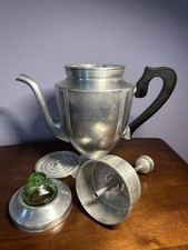Vintage Gardella Mfg Co Percolator Uranium Glass Top Cleveland OH Art Deco picture
