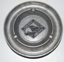 Vintage Marlboro Unlimited Train Silver Bullet Pewter Ashtray picture