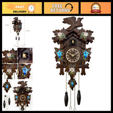 Handcrafted Cuckoo Clock - Black Forest Style, Quartz Movement, Unique Decor picture