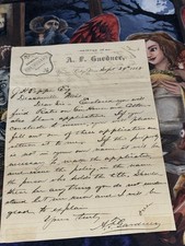1885 Mississippi 2 Letters And 1 Application Regarding A Cotton Gin picture