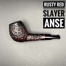 Dagner Pipes CWA Rusticated Red Devil Anse Tobacco Pipe Briar New Unsmoked picture