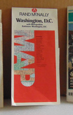 1981 Rand McNally Street Map of Washington DC picture