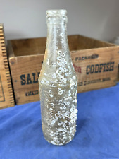 Vintage Hires Root Beer Bottle w/ BARNACLES ~ Maine Find Beach House Decor picture