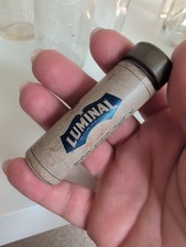 Antique Drug Luminal Pill Bottle Museum Quality  picture