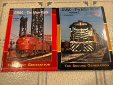 GM&O Gulf Mobile Ohio Alton Route 2 Volume Set RR Railtoad Books Joe Petric  picture