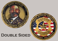 Bass Reeves Deputy US Marshal Western History Challenge Coin  J#33 picture