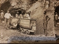 Stereoview  View Real Photo Diamond Mining Kimberley South Africa Antique picture