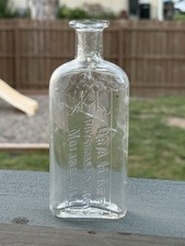 MOLINE, ILLINOIS rare 1880s Dr. AH Arp Surgeon/Physician Medicine Bottle picture