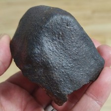 NWA Original Ordinary Chondrite Meteorite 330.5G Unclassifi Perfect Fusion Crust picture