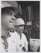 Gemini 3 | RARE NASA Alan Shepard Young Astronauts Elevator Pad Original Photo picture