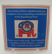 Vintage Limited Edition Lapel Pin Republican National Convention 1998 picture