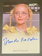 James Bond 007 Hand Signed Auto Blanche Ravalec Dolly Moonraker 2016 Rittenhouse picture