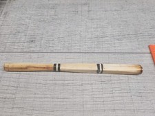 Antique 19th C Carved 7.5 Long Cigarette Holder Opera Horn Inlaid Rings picture