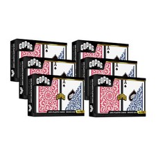 Copag 1546 Design 100% Plastic Playing Cards, Bridge Size (Narrow) Red/Blue (... picture