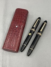 Montblanc 149 Fountain Pen 18K BB Nib Vintage Piston Set Used picture