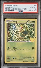 2021 POKEMON SNIVY MCDONALD'S 5/25 HOLO - GRADED PSA 10 GEM MINT - Low Pop 240 picture