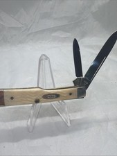 CASE XX White Bone Handle GUNSTOCK 1988 SS Never Used Or Sharpened picture
