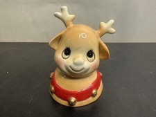  VTG Artmark Originals Reindeer Christmas Bell Japan Ceramic  picture