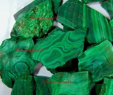 1250 Crt NATURAL ANTIQUE DESIGNER GREEN MALACHITE ROCK ROUGH SLAB,TILE GEMSTONE picture