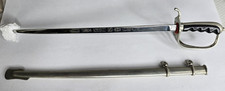 Vintage US Army M1902 Style Miniature Saber Letter Opener, with Sheath IS Myers picture