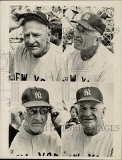 1957 Press Photo New York Yankees Manager Casey Stengel at in Vero Beach, FL. picture