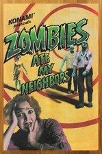 1993 Zombies Ate My Neighbors SNES Sega Genesis Vintage Print Ad/Poster Game Art picture