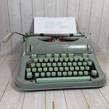 Vintage Hermes 3000 Manual Typewriter w/Case Rounded Body-Working *Read Shipping picture