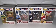 Winter Gingerbread Marvel Funko pop collection of 4 picture