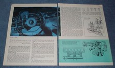 1962 Mercedes-Benz Engineering Vintage New Car Info Article Engine and Trans picture
