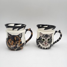 2 pcs. Cats By Nina Lyman Coffee Mug picture