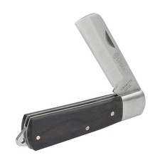 Linsen-outdoor Black Handle Pruning Knife,Grafting Knife, Stainless Steel Gar... picture