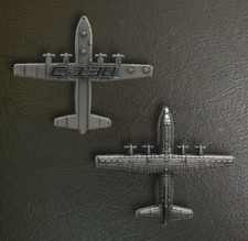 C-130 Hercules Military Aircraft Shaped Challenge Coin picture